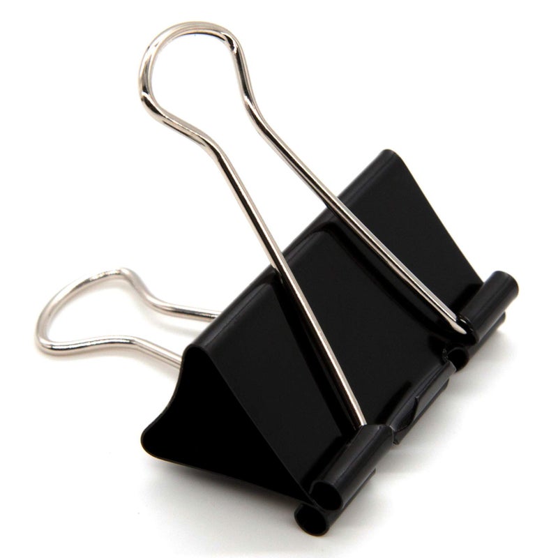 DSTELIN Coofficer Extra Large Binder Clips 2-Inch (24 Pack)  Big Paper Clamps for Office Supplies  Black - Image 1